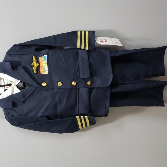 I Want To Be NWT Pilot Costume with Hat - Picture 2 of 10